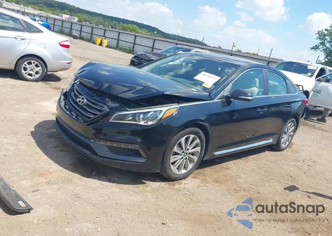 2015 Hyundai Sonata Sport z USA, uszkodzony, nr VIN 5NPE34AF2FH032855
